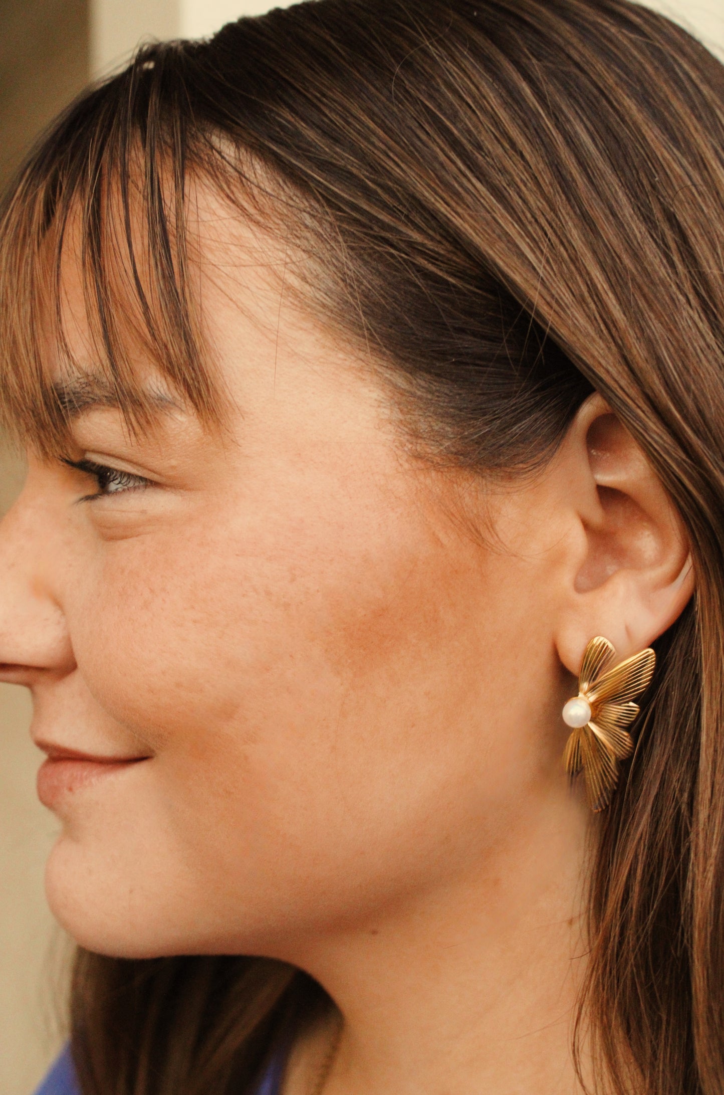 The Bianca Gold Statement Stud