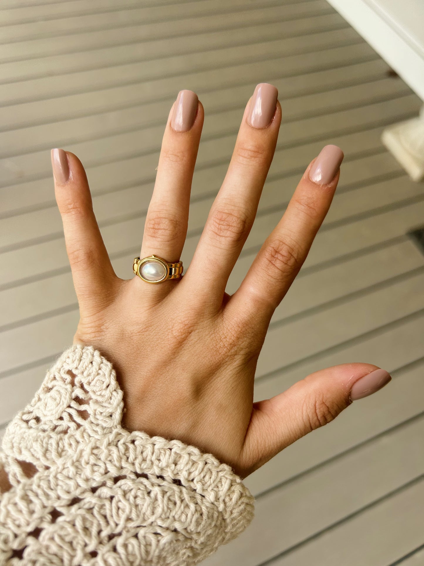 Layla Pearl Ring