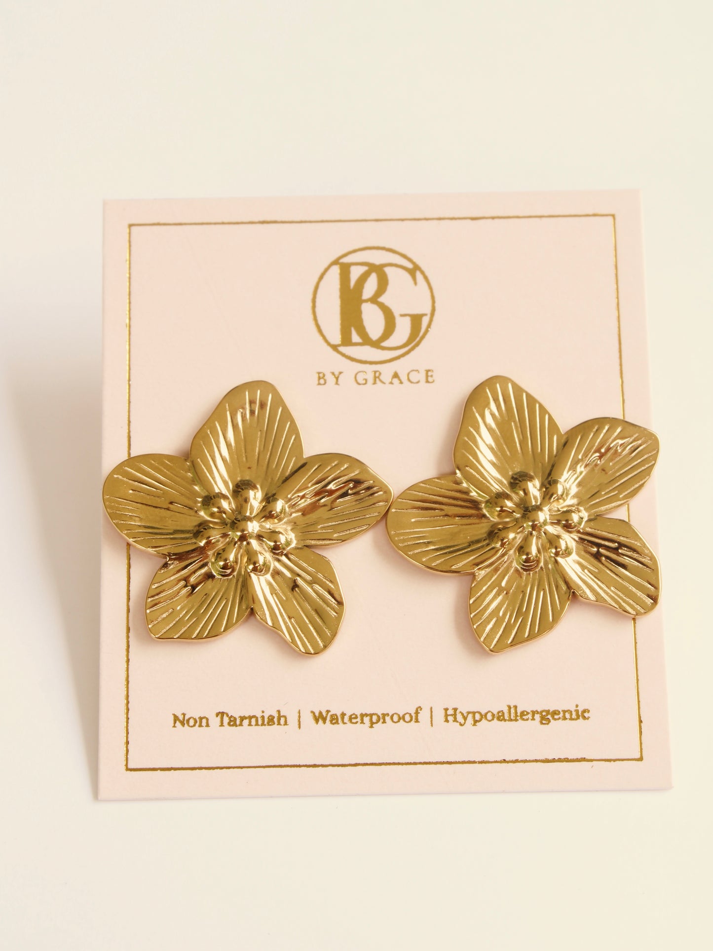The Magnolia Flower Statement Stud