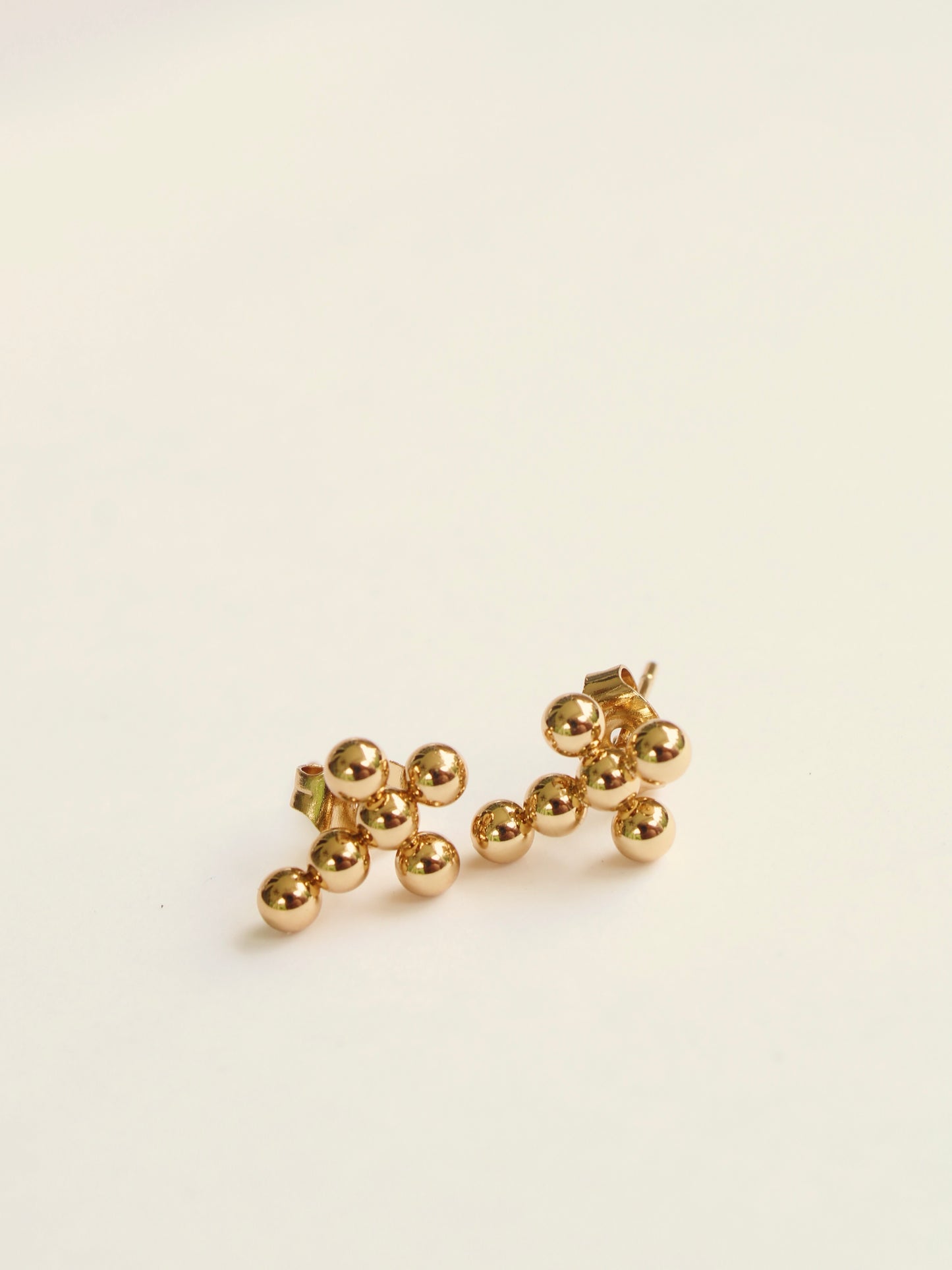 The Bella Gold Cross Stud