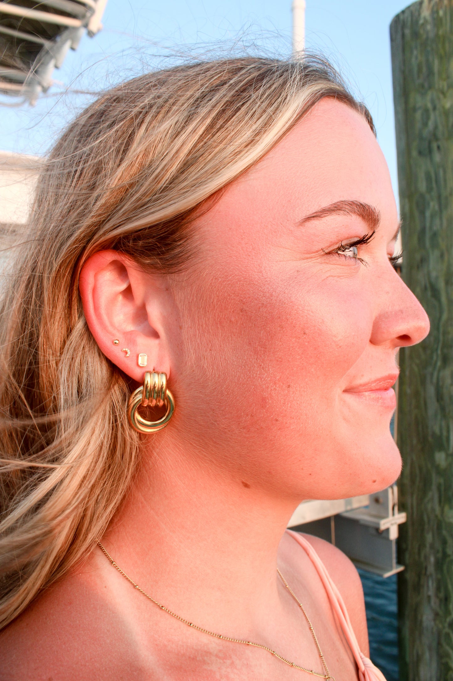 The Wren Gold Stud