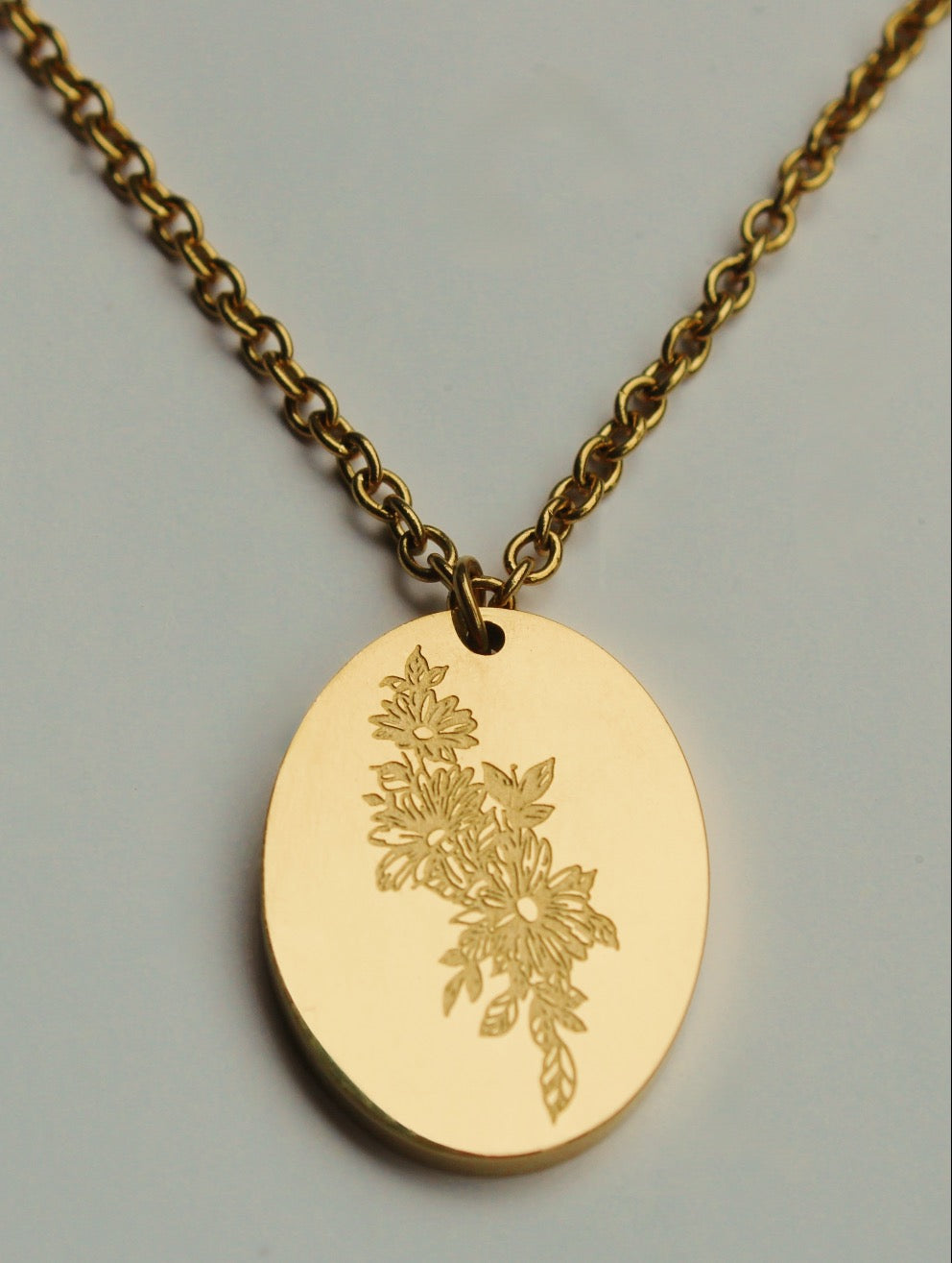 Birth Flower Necklace
