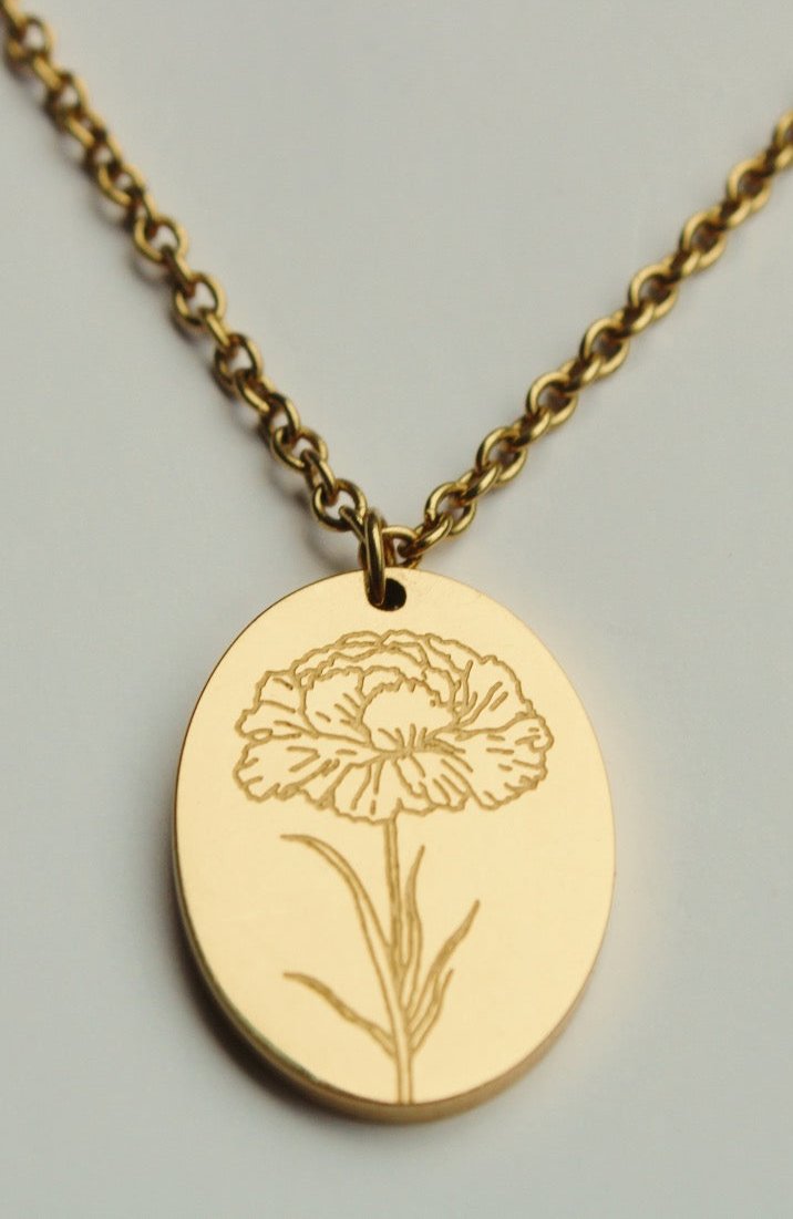 Birth Flower Necklace