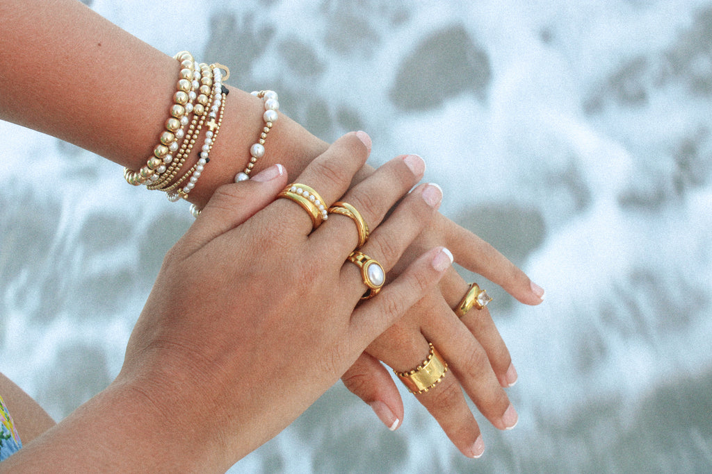 Daisy Pearl Ring