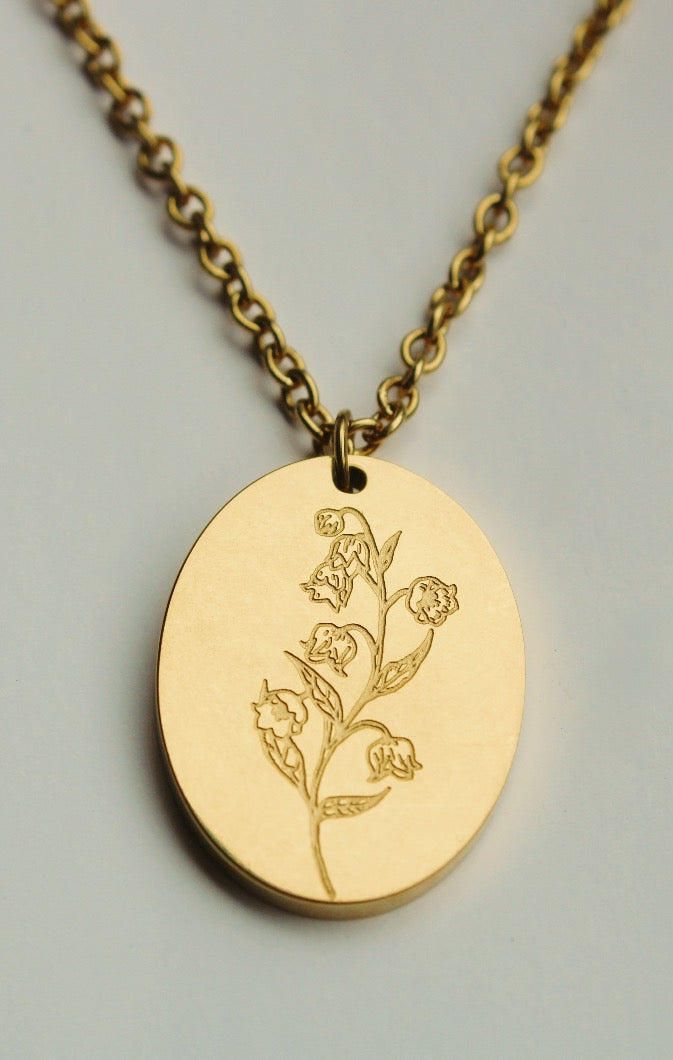 Birth Flower Necklace