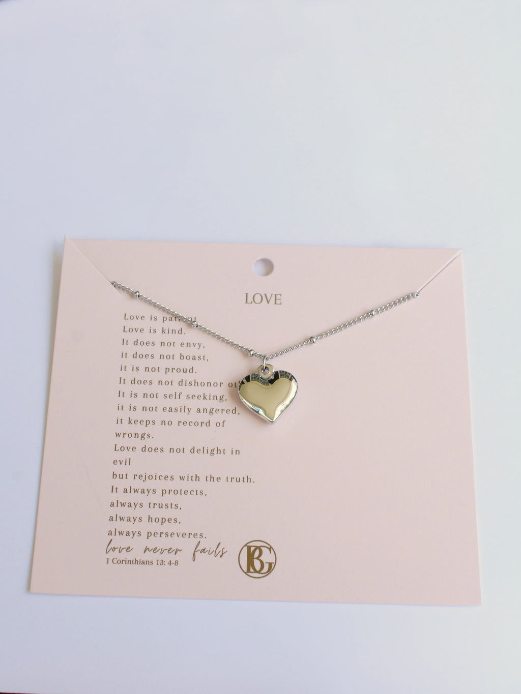 Love Never Fails Necklace