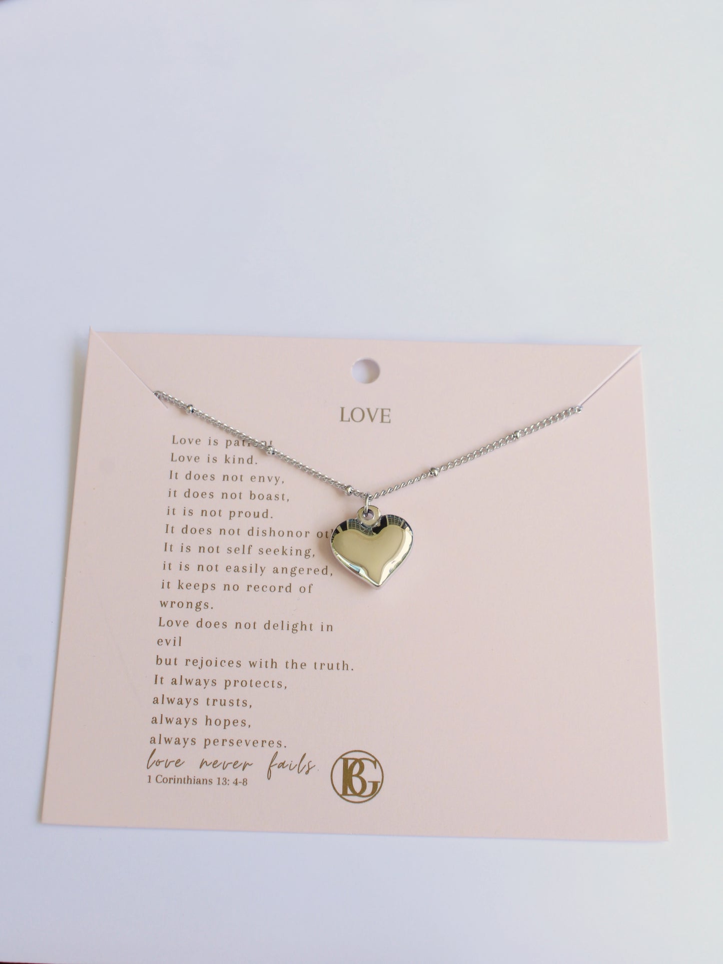 Love Never Fails Necklace