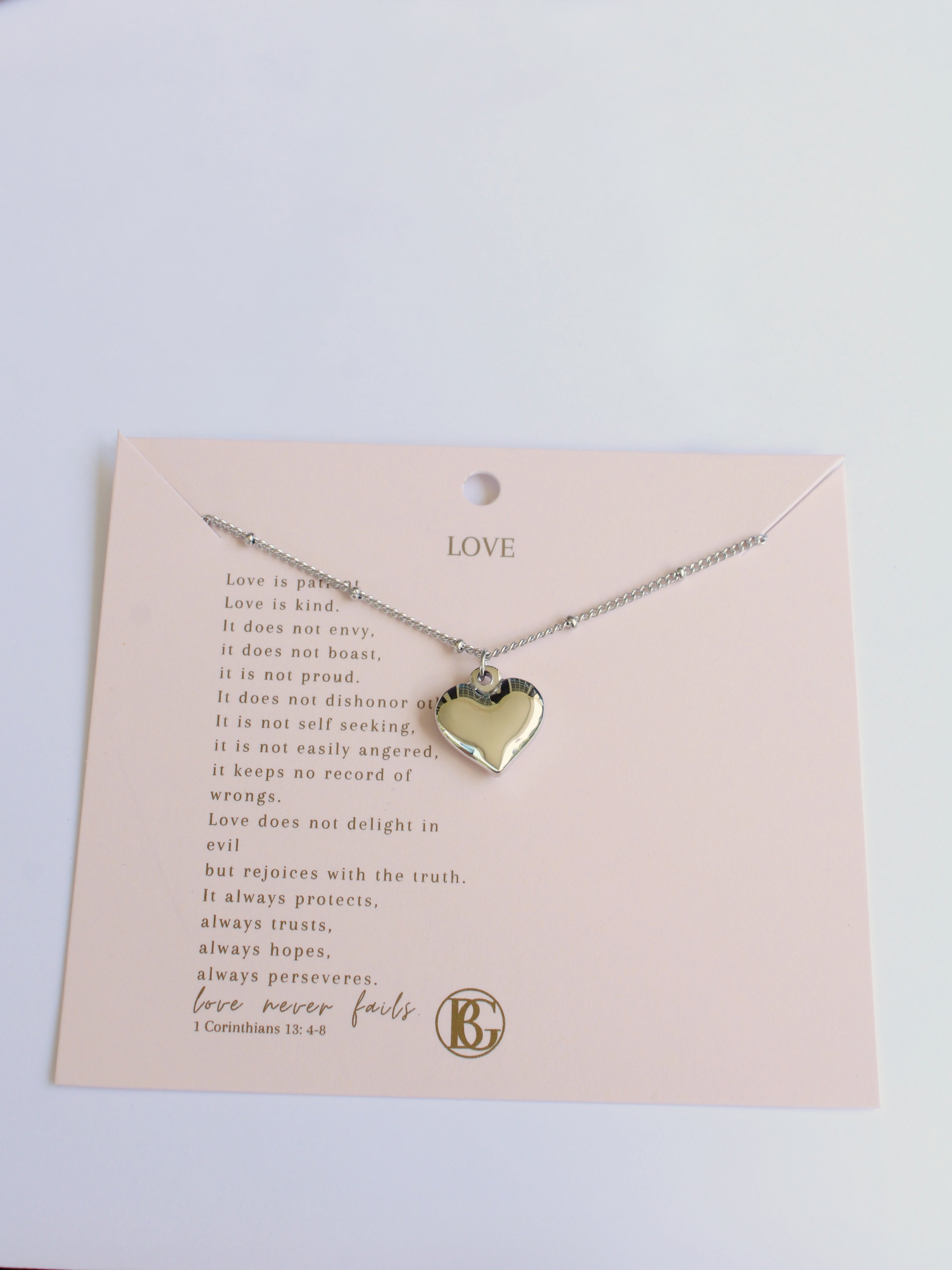 Love Never Fails Necklace