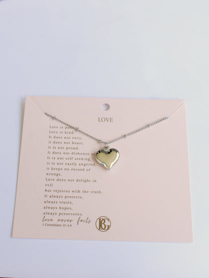 Love Never Fails Necklace