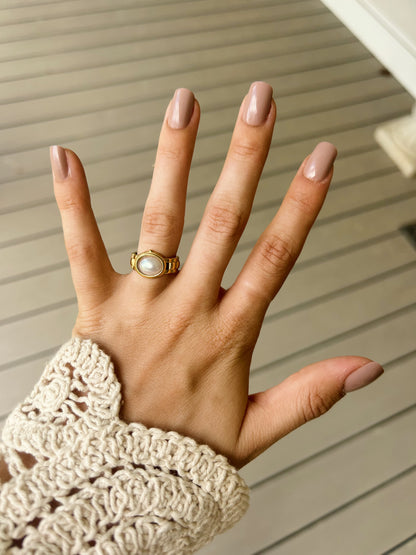 Layla Pearl Ring