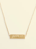 Psalm 23 Necklace