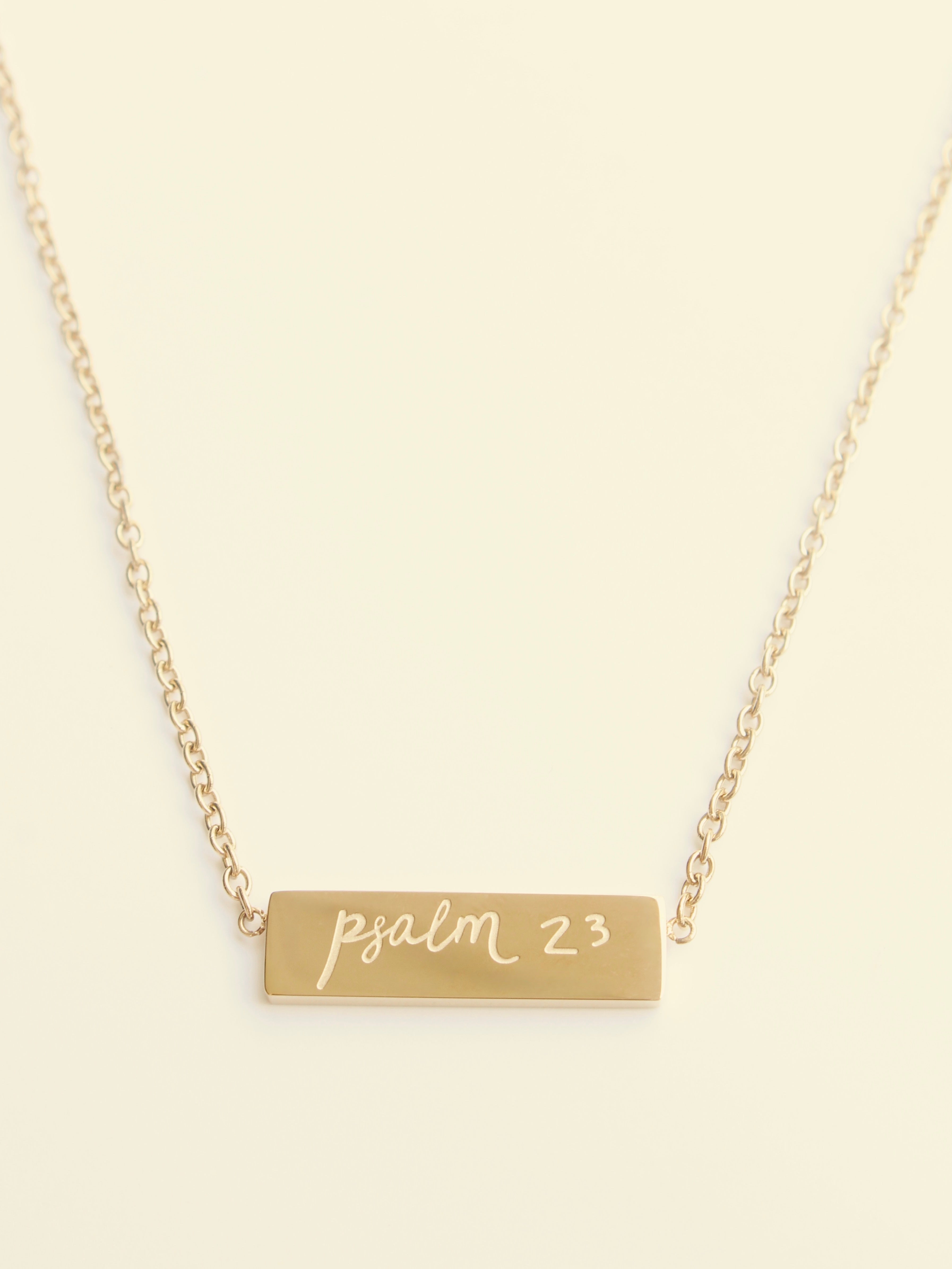Psalm 23 Necklace