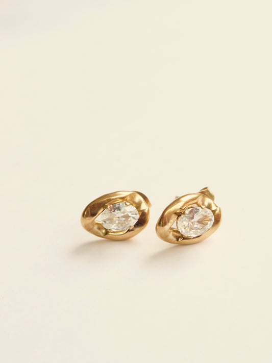 The Mia Diamond Statement Stud