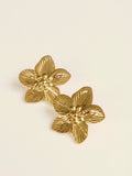 The Magnolia Flower Statement Stud