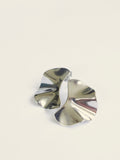 The Serena Silver Wavy Stud