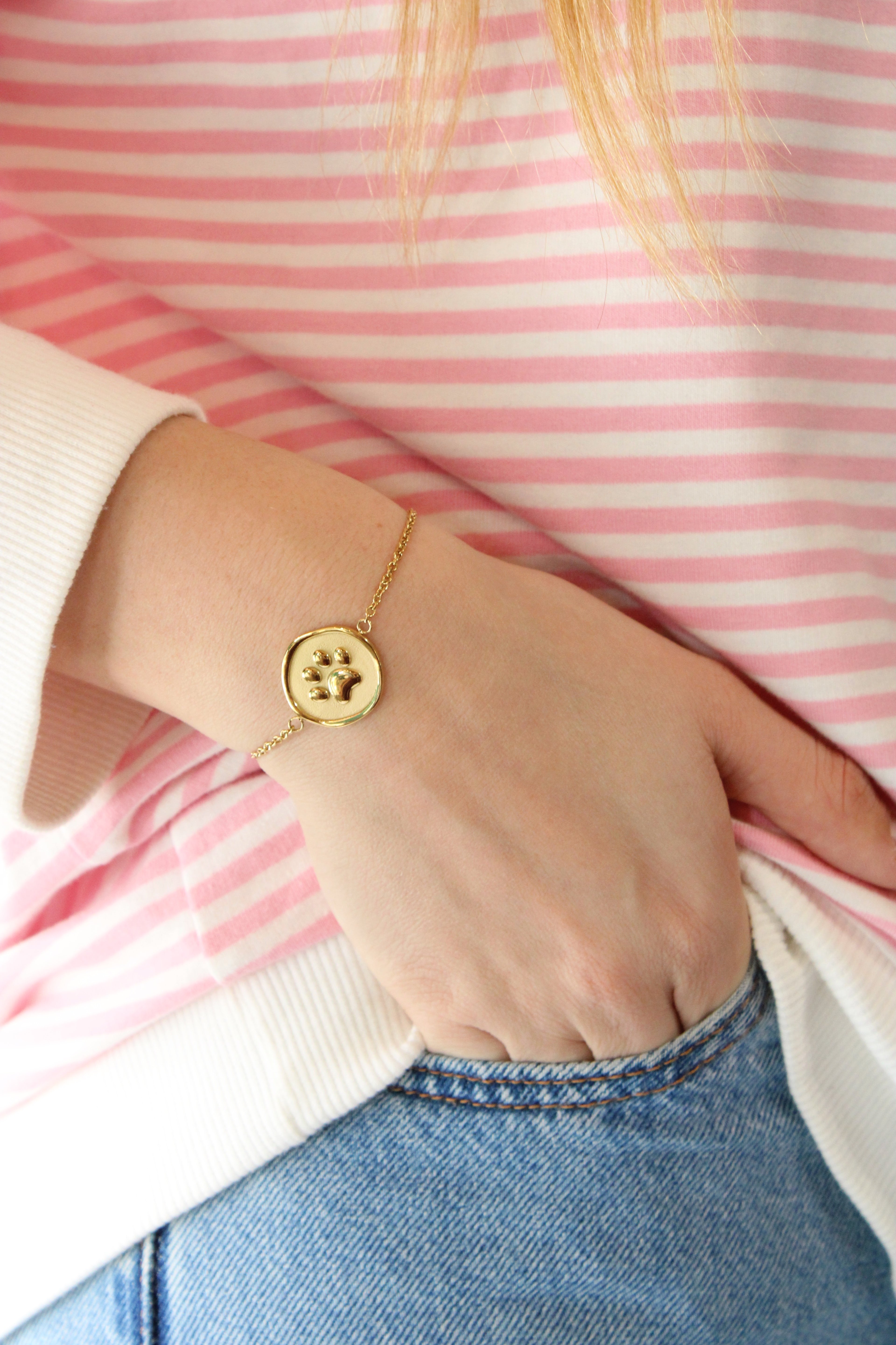 Paw Print Bracelet