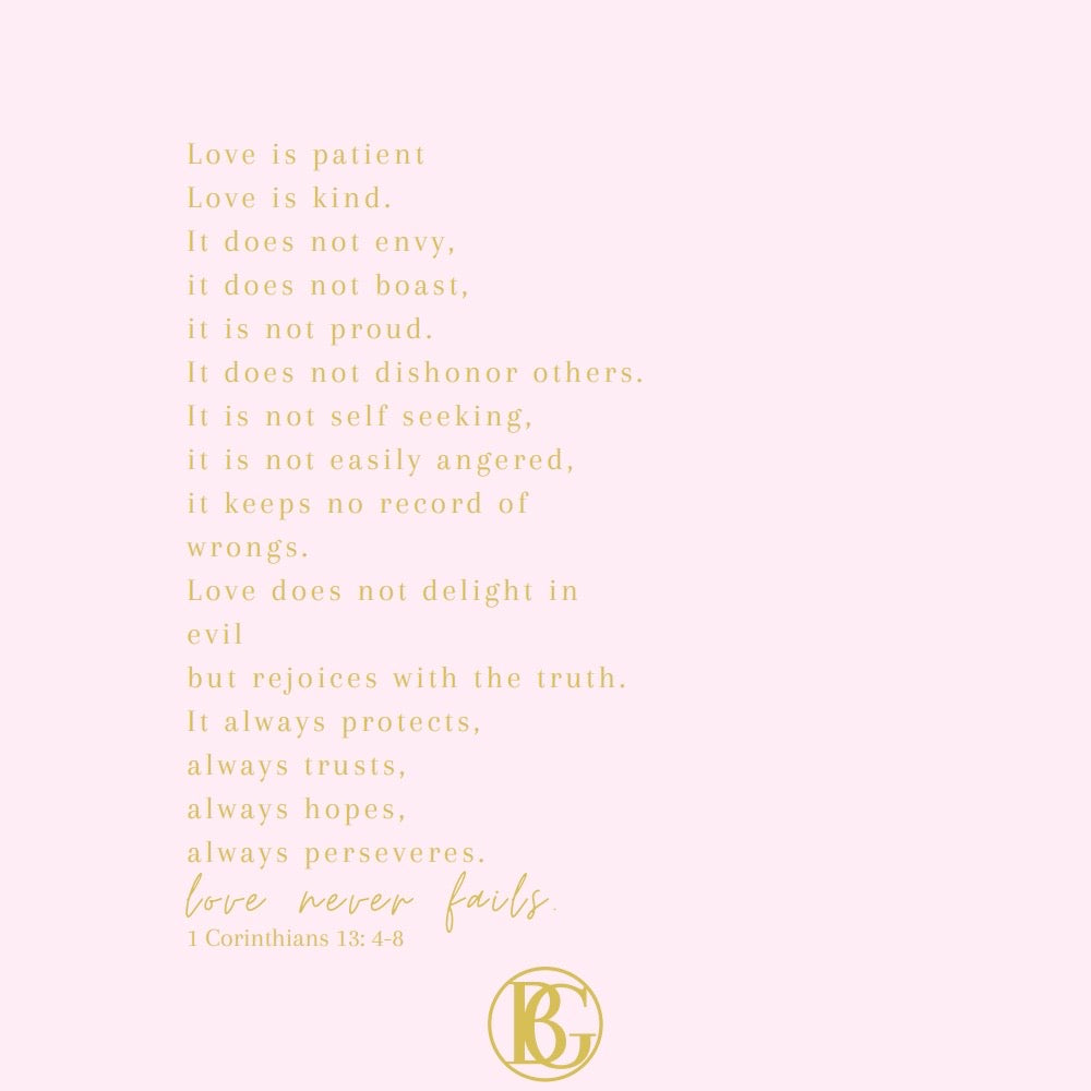 Love Never Fails Necklace