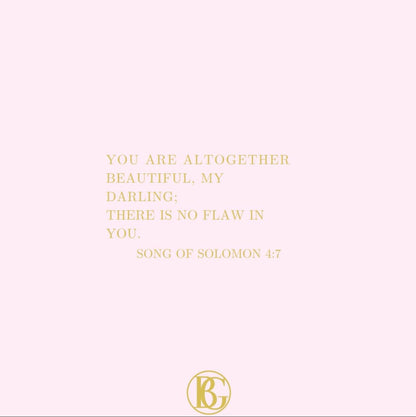Song Of Solomon 4:7 Necklace