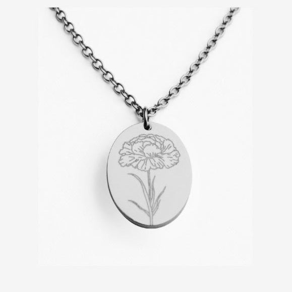 Birth Flower Necklace